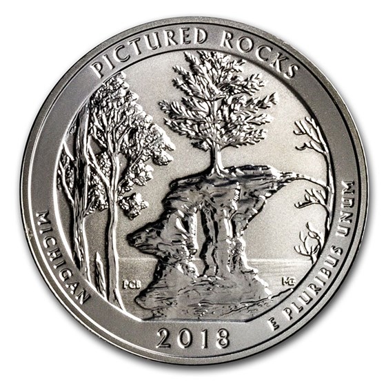 2018-S ATB Quarter Pictured Rocks Lakeshore Silver Reverse Proof 2018-S ATB Quarter Pictured Rocks Lakeshore Silver Reverse Proof