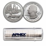 2018-S ATB Quarter Voyageurs National 40-Coin Roll Proof (Silver)