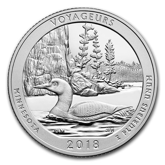 2018-S ATB Quarter Voyageurs National Park Silver Proof 2018-S ATB Quarter Voyageurs National Park Silver Proof