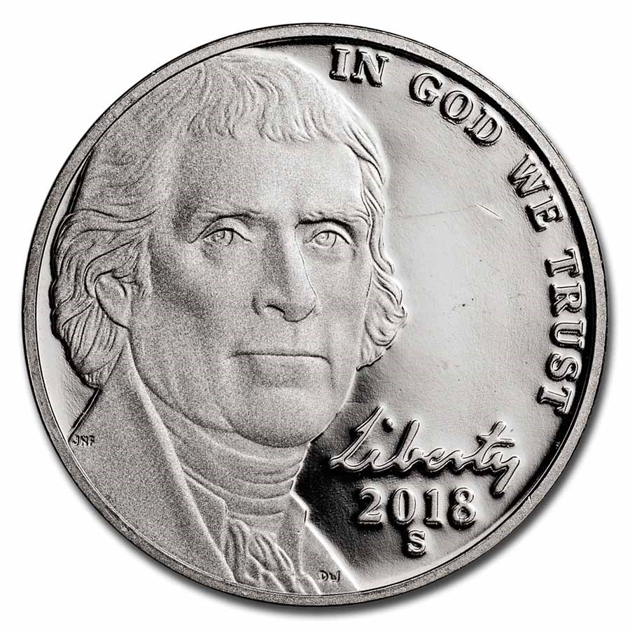 2018-S Jefferson Nickel Proof