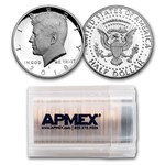 2018-S Kennedy Half Dollar 20-Coin Roll Proof