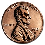 2018-S Lincoln Cent Reverse Proof (Red)