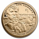 2018-S Native Amer $1 - Jim Thorpe 20-Coin Roll Gem Proof