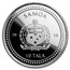 2018 Samoa 1 oz Silver Seahorse Reverse Proof Like Coin