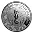2018 Samoa 1 oz Silver Seahorse Reverse Proof Like Coin