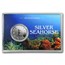 2018 Samoa 1 oz Silver Seahorse Reverse Proof Like Coin