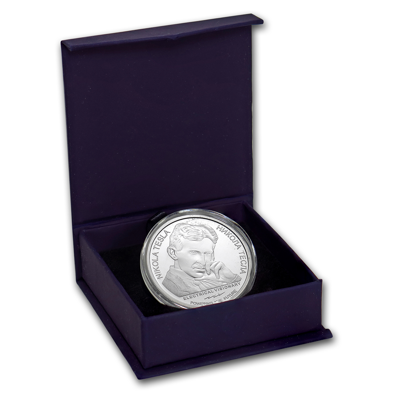 2018 Serbia 1 oz Proof Silver 100 Dinar Nikola Tesla (AC) | eBay