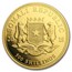 2018 Somalia 1/2 oz Gold African Elephant BU