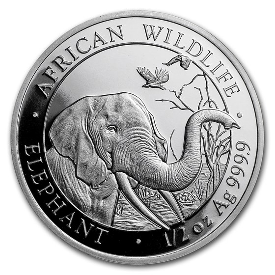 2018 Somalia 1/2 oz Silver Elephant BU 2018 Somalia 1/2 oz Silver Elephant BU