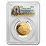 2018 Somalia 1/4 oz Gold African Elephant MS-70 PCGS (FS)