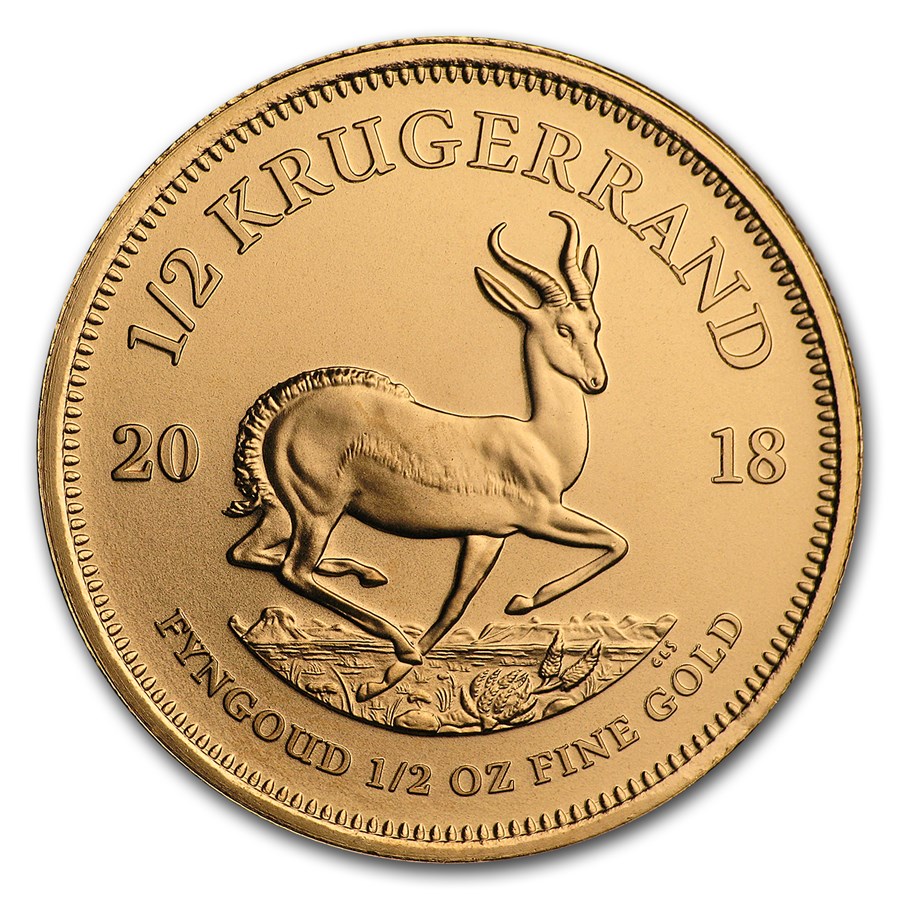 2018 South Africa 1/2 oz Gold Krugerrand