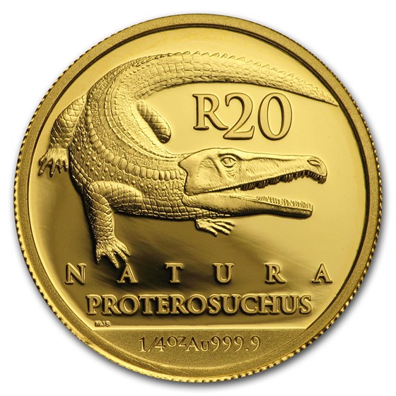 2018 South Africa 1/4 oz Gold Natura Proterosuchus 2018 South Africa 1/4 oz Gold Natura Proterosuchus