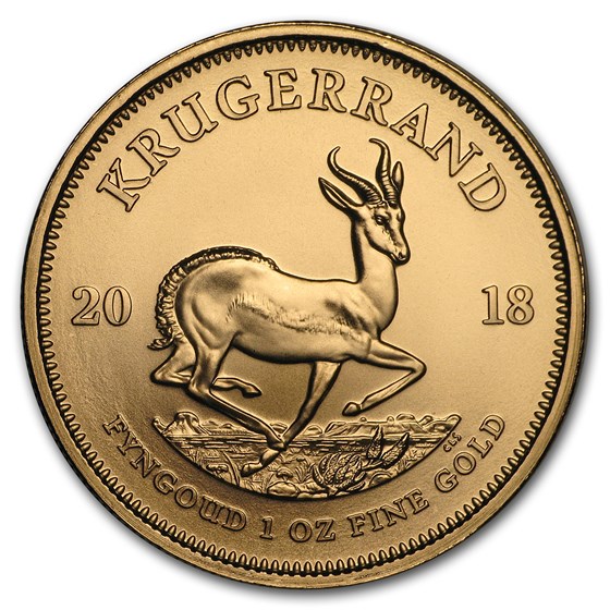2018 South Africa 1 oz Gold Krugerrand BU