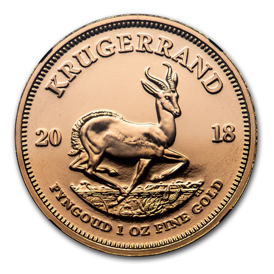Buy 2018 South Africa 1 oz Gold Krugerrand PF-70 NGC First ...