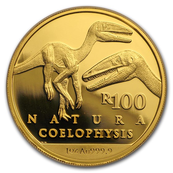 2018 South Africa 1 oz Proof Gold Natura Coelophysis 2018 South Africa 1 oz Proof Gold Natura Coelophysis