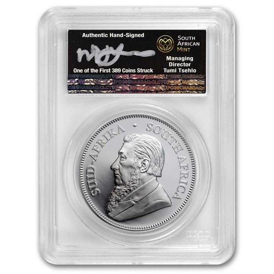 2018 South Africa 1 oz Silver Krugerrand PR-70 PCGS 2018 South Africa 1 oz Silver Krugerrand PR-70 PCGS