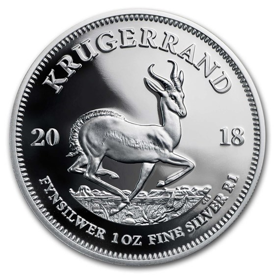 2018 South Africa 1 oz Silver Krugerrand Proof 2018 South Africa 1 oz Silver Krugerrand Proof