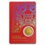 2018 South Korea 1/10 oz Gold 1 Clay Chiwoo Cheonwang BU (Red)