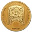 2018 South Korea 1 oz Gold 1 Clay Chiwoo Cheonwang BU