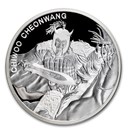 2018 South Korea 1 oz Silver 1 Clay Chiwoo Cheonwang Proof