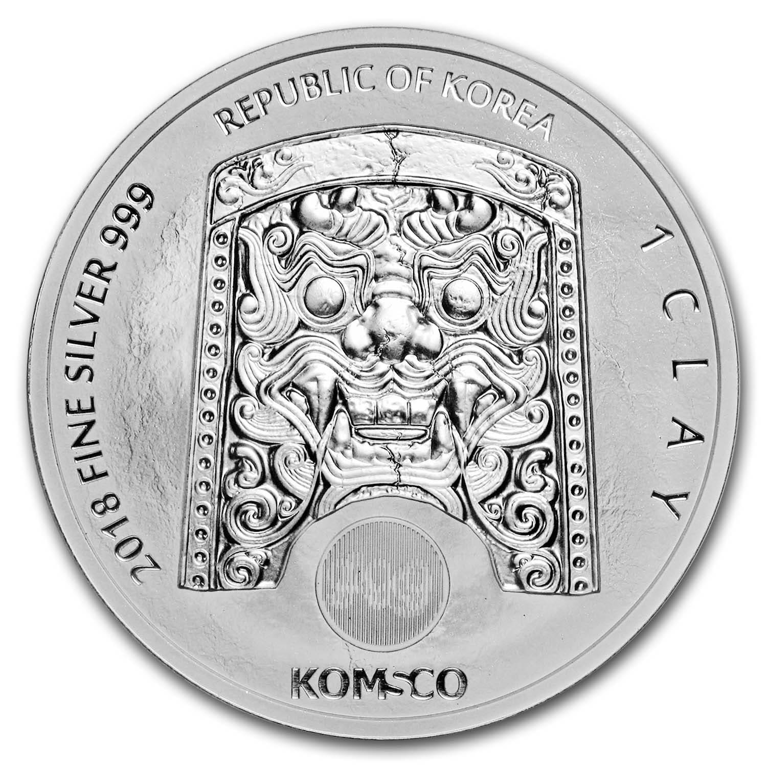 2018 South Korea 1 oz Silver ZI:SIN Canis BU | eBay
