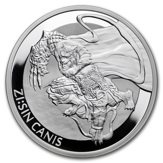 2018 South Korea 1 oz Silver ZI:SIN Canis Proof 2018 South Korea 1 oz Silver ZI:SIN Canis Proof