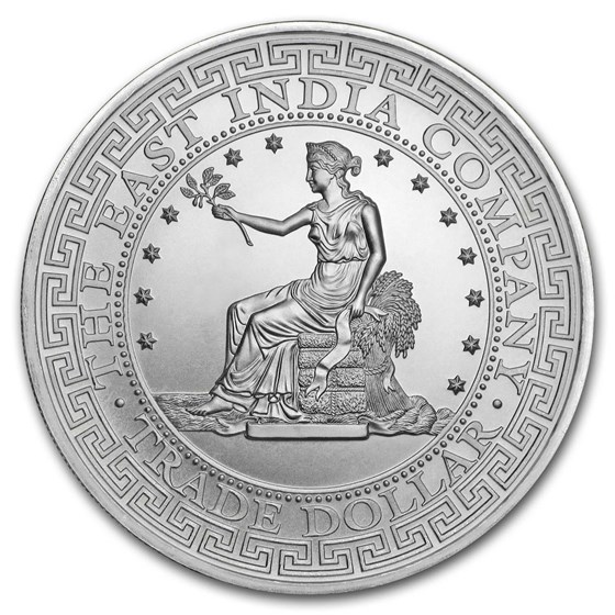 2018 St. Helena 1 oz Silver U.S. Trade Dollar Restrike (BU) 2018 St. Helena 1 oz Silver U.S. Trade Dollar Restrike (BU)