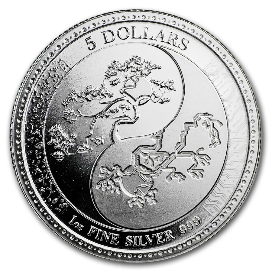 2018 Tokelau 1 oz Silver $5 Equilibrium