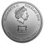 2018 Tokelau 1 oz Silver $5 Leopard Shark