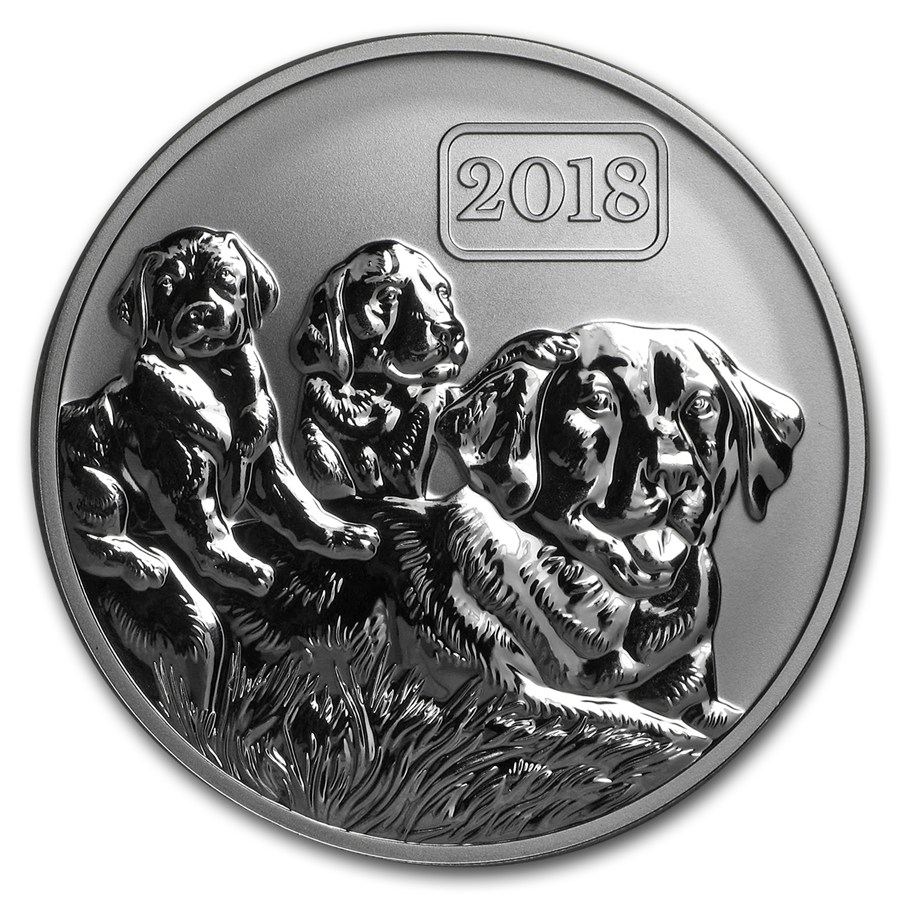 Buy 2018 Tokelau 1 oz Silver Lunar Year of the Dog Reverse Proof | APMEX