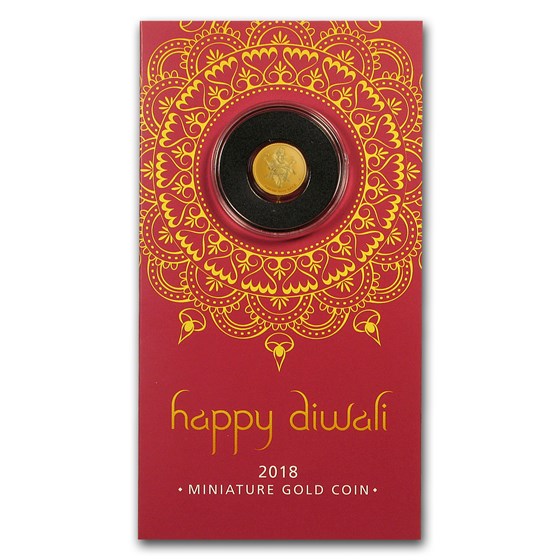 2018 Tuvalu 1 gram Gold Diwali 2018 Tuvalu 1 gram Gold Diwali
