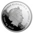 2018 Tuvalu 1 oz Silver 50th Anniv Planet of the Apes Proof