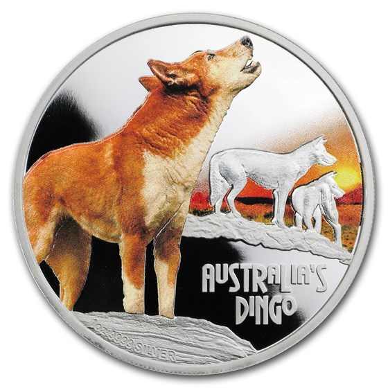 2018 Tuvalu 1 oz Silver Australian Dingo Proof 2018 Tuvalu 1 oz Silver Australian Dingo Proof
