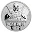 2018 Tuvalu 1 oz Silver Coin Marvel Series Deadpool BU