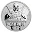 2018 Tuvalu 1 oz Silver Coin Marvel Series Deadpool BU