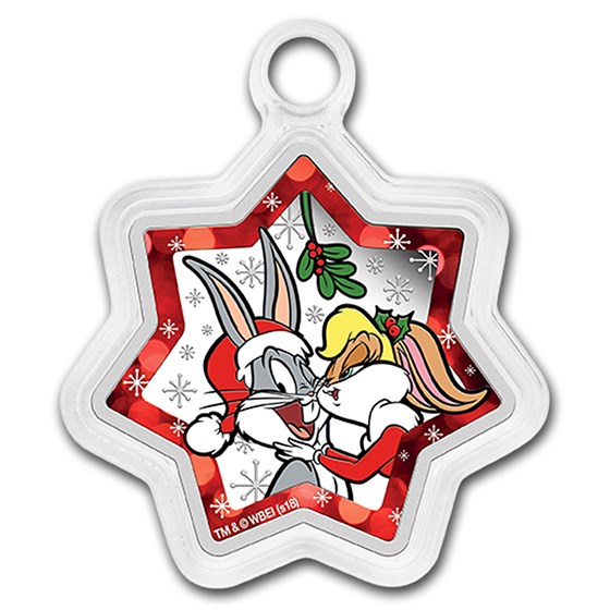 2018 Tuvalu 1 oz Silver Looney Tunes Christmas (Star Shaped) 2018 Tuvalu 1 oz Silver Looney Tunes Christmas (Star Shaped)