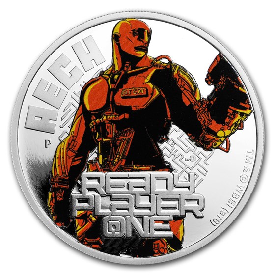 2018 Tuvalu 1 oz Silver Ready Player One Aech Proof 2018 Tuvalu 1 oz Silver Ready Player One Aech Proof