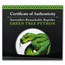 2018 Tuvalu Proof Silver $1 Reptile Series Green Tree Python
