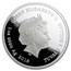 2018 Tuvalu Proof Silver $1 Reptile Series Green Tree Python