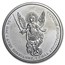 2018 Ukraine 1 oz Silver Archangel Michael BU (Abrasions)
