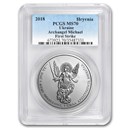 2018 Ukraine 1 oz Silver Archangel Michael MS-70 PCGS (FS) 2018 Ukraine 1 oz Silver Archangel Michael MS-70 PCGS (FS)