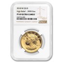 2018-W 1/10 oz American Liberty Gold PF-69 NGC