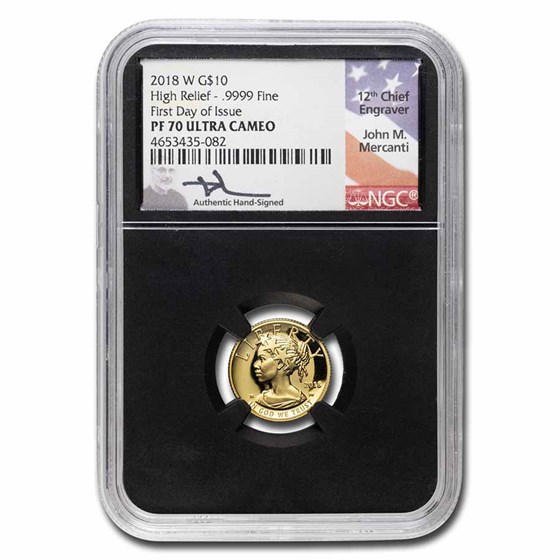 2018-W 1/10 oz American Liberty Gold PF-70 NGC (FDI, Mercanti) 2018-W 1/10 oz American Liberty Gold PF-70 NGC (FDI, Mercanti)