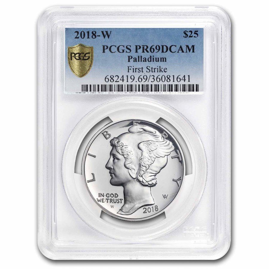 2018-W 1 oz Proof American Palladium Eagle PR-69 PCGS (FS)