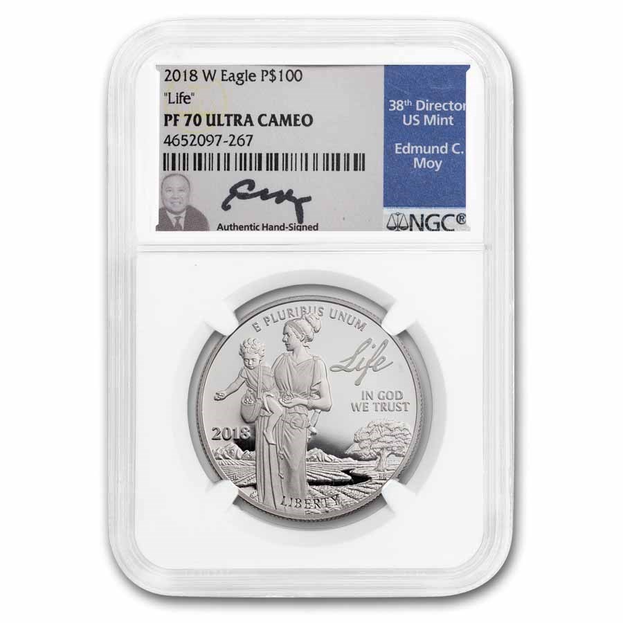 2018-W 1 oz Proof American Platinum Eagle PF-70 NGC