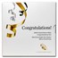 2018-W 1 oz Proof American Silver Eagle (Congratulations Set)