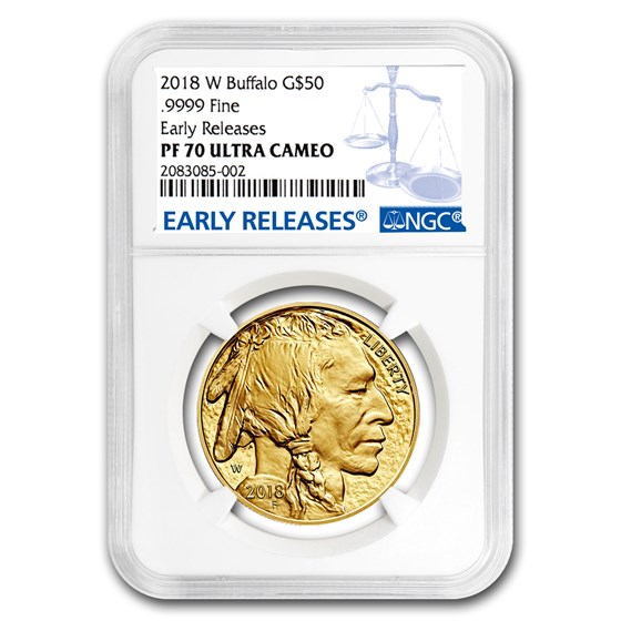 2018-W 1 oz Proof Gold Buffalo PF-70 NGC (Early Releases) 2018-W 1 oz Proof Gold Buffalo PF-70 NGC (Early Releases)