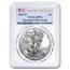 2018-W Burnished American Silver Eagle SP-70 PCGS (First Day)