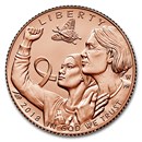 2018-W Gold $5 Breast Cancer Awareness BU (Box & COA)