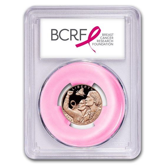 2018-W Gold $5 Breast Cancer Awareness PR-70 PCGS (FirstStrike®) 2018-W Gold $5 Breast Cancer Awareness PR-70 PCGS (FirstStrike®)